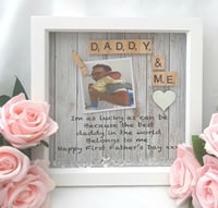 Image 3 of Personalised Daddy Frame,Dad Gift,Dad Frame, Fathers Day Gift,New Dad Gift,Daddy Scrabble Frame,Dad 