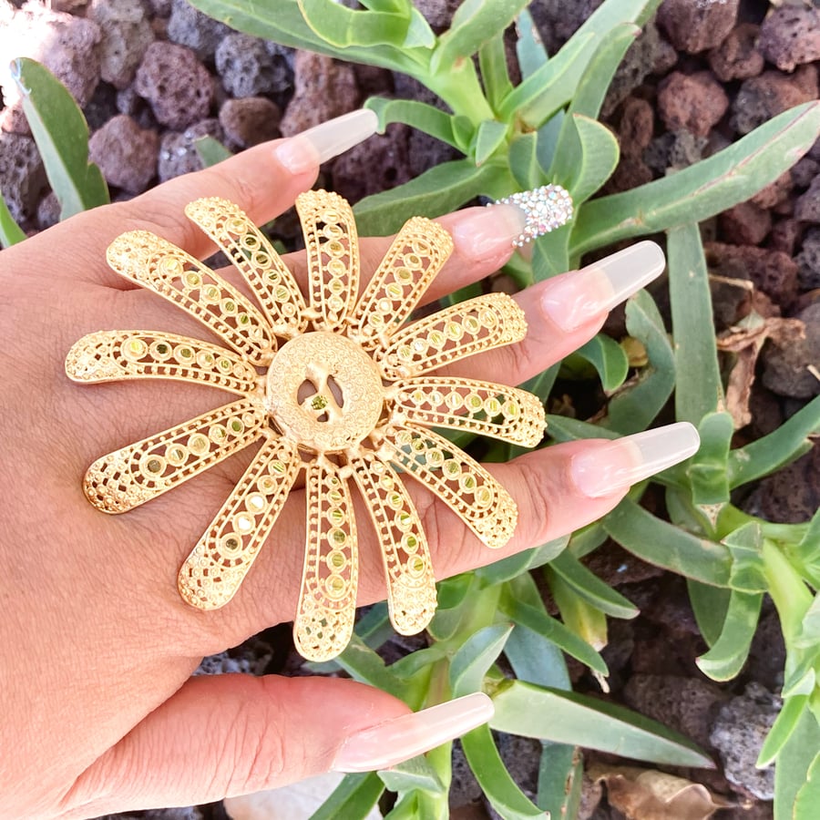 Image of GOLDEN FLOWER  RING