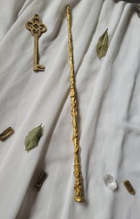 Image 1 of Golden wizard wand