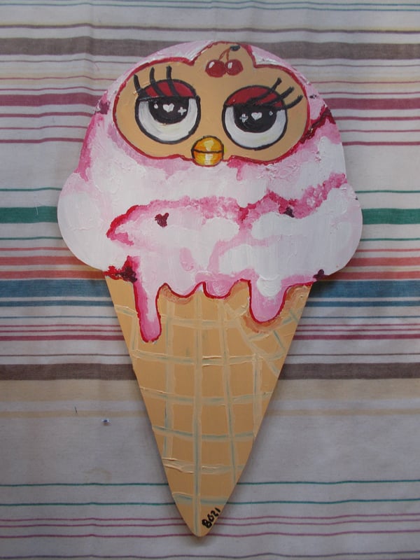 Image of Furby Cherry Ice Cream Cone 