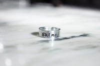 Image 1 of Custom Stamped Ring | Art Font