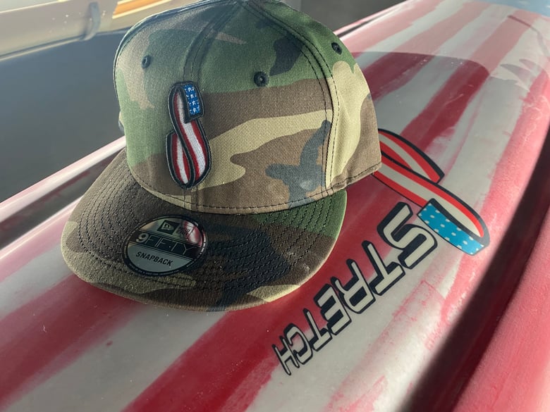 Image of New Era Camo USA Snap Back