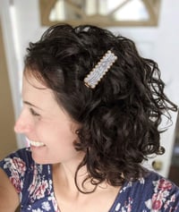 Image 3 of Scalloped Lux Hair Clip