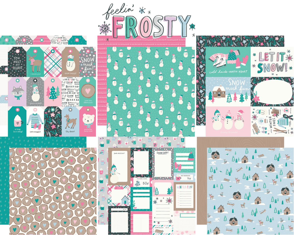 Simple Stories Feelin' Frosty Winter Foam Stickers 