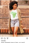 UNISEX "AFRICA HEART" PRINT (NIGERIA)