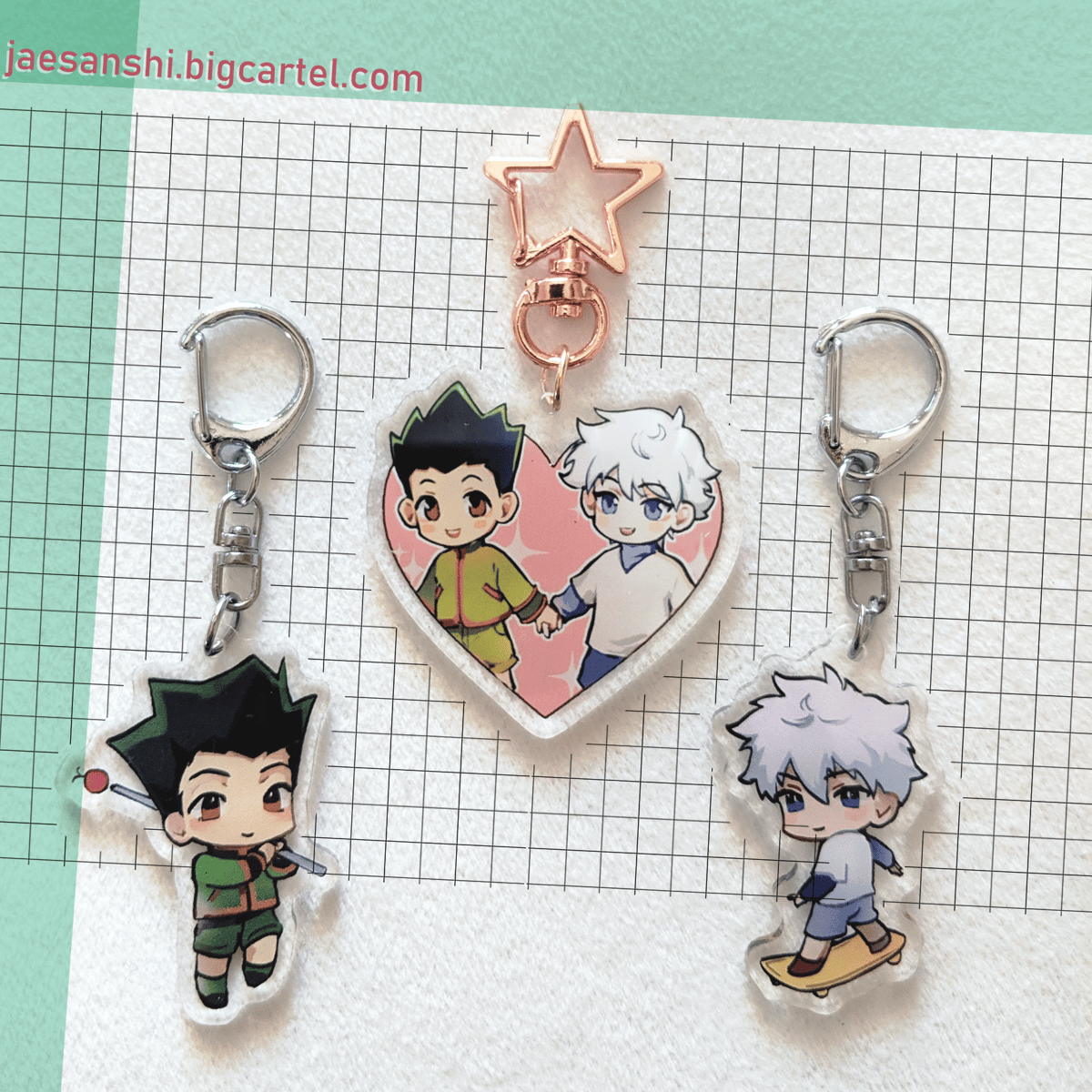 Hunter x Hunter Acrylic Charms by claudiacxw — Kickstarter