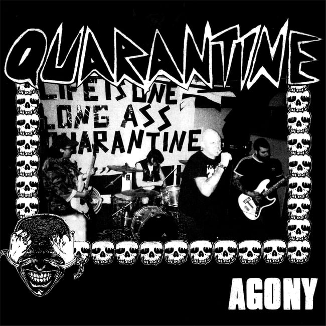 QUARANTINE "AGONY" LP 