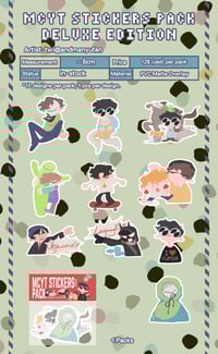 [Ready-Stock] Fan-made PVC Waterproof MCYT Stickers