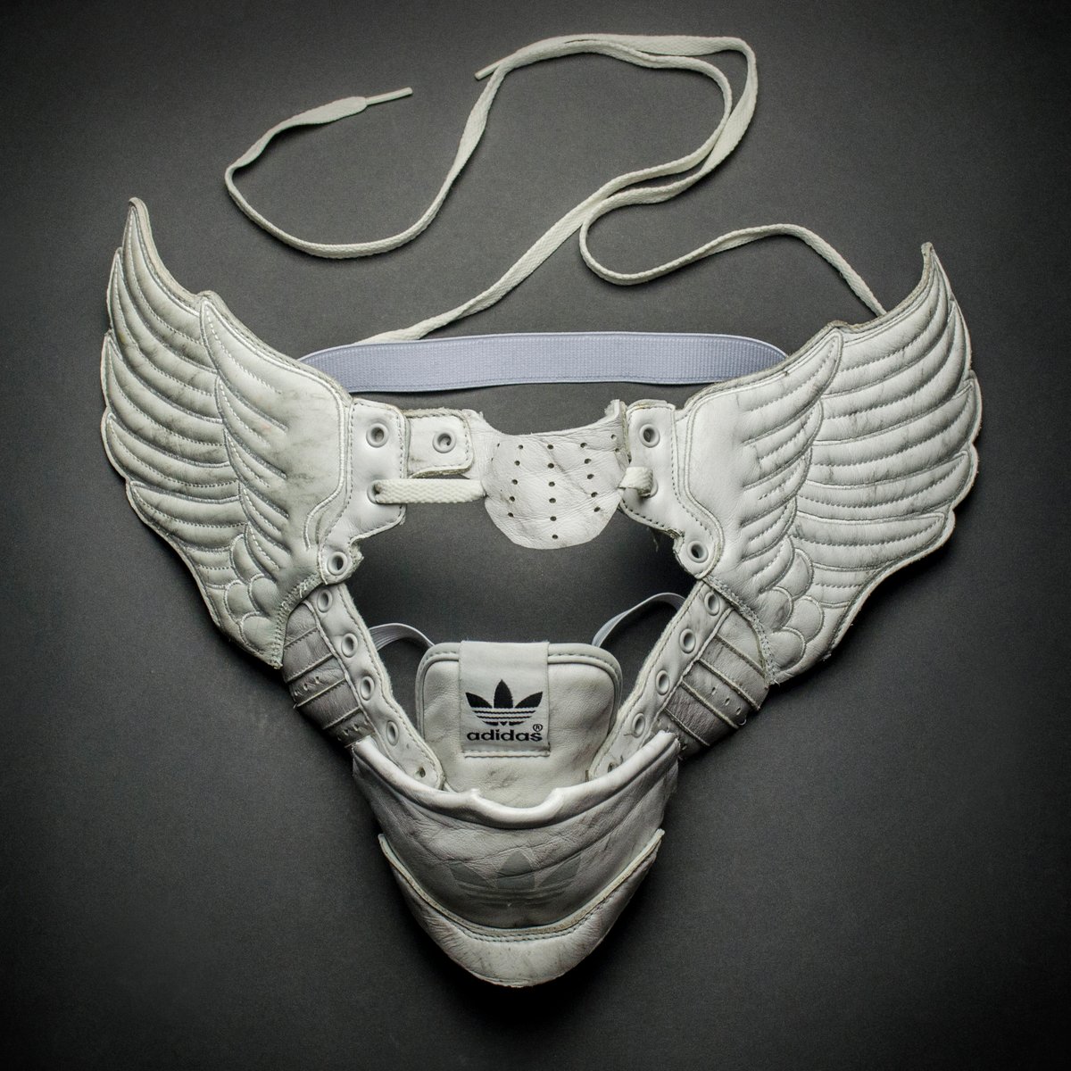 Image of SNEAKER WING MASK / AD JS / MARBLE WHITE