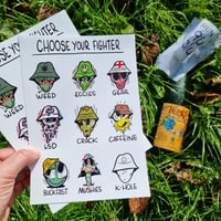 Image 2 of Choose Your Fighter Colour Sticker Pack A5 