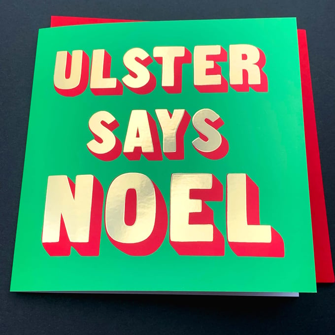 Image of 'Ulster Says Noel' Christmas Card