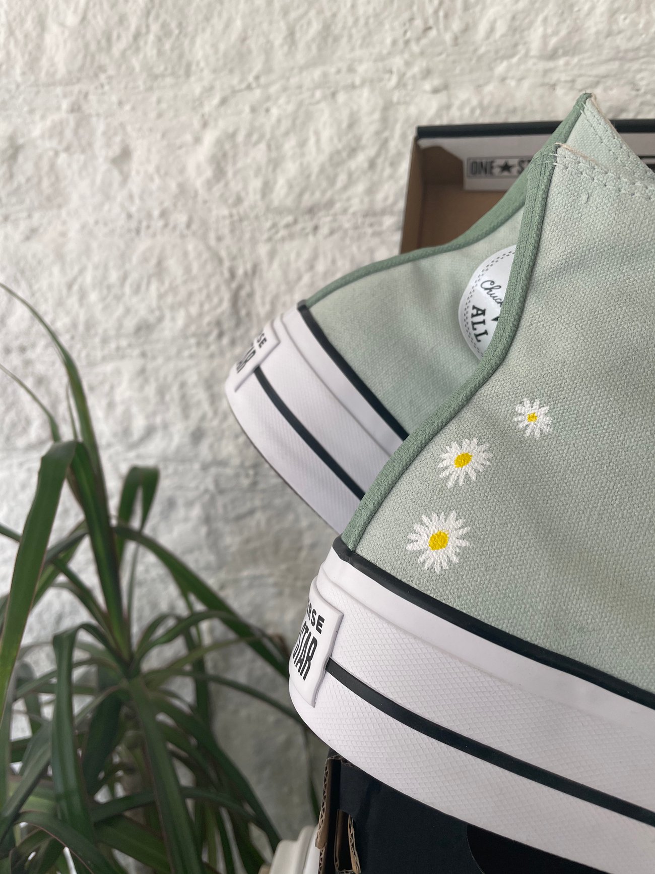 sage green platforms
