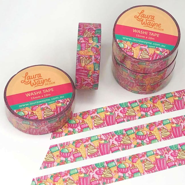 Ice Cream Crazy Washi Tape