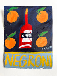 Little Campari on navy & blue