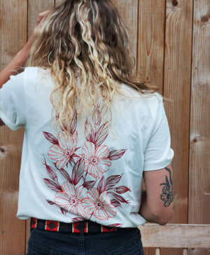 Image of No rain No flowers, organic cotton short sleeve 