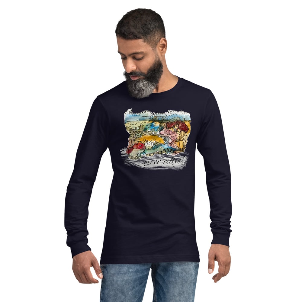 Image of Meer retten. Unisex Long Sleeve Tee