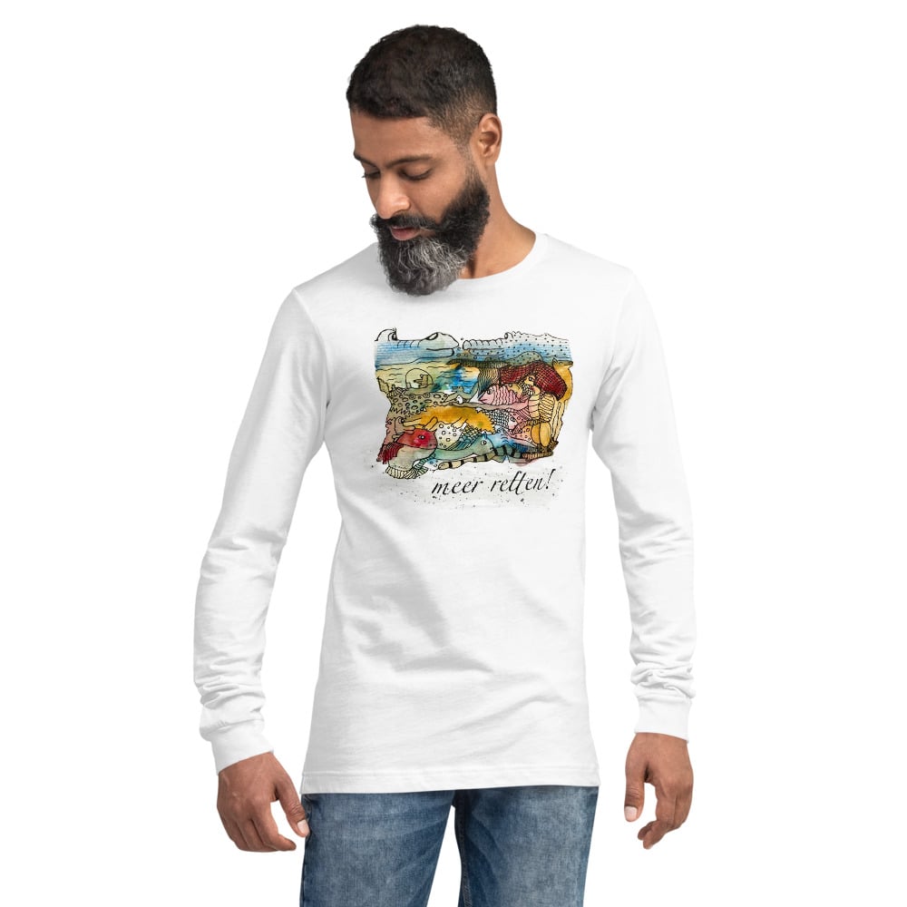 Image of Meer retten. Unisex Long Sleeve Tee