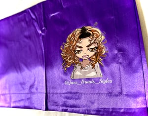 Image of Satin Pillowcases - Red, Purple, Royal Blue, Black, Pearl