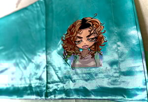 Image of Satin Pillowcases - Hot Pink, Mint Blue, Silver, Lavender