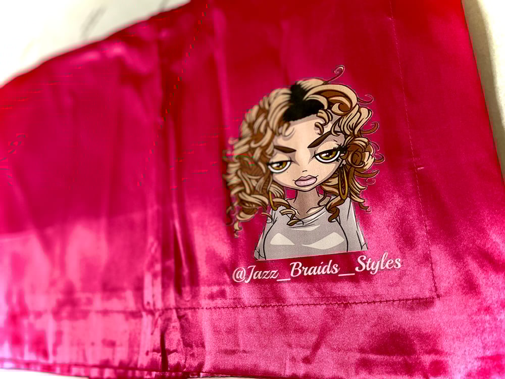 Image of Satin Pillowcases - Hot Pink, Mint Blue, Silver, Lavender