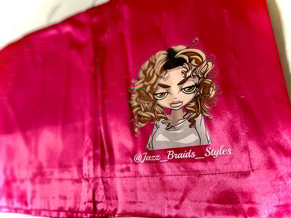 Image of Satin Pillowcases - Hot Pink, Mint Blue, Silver, Lavender