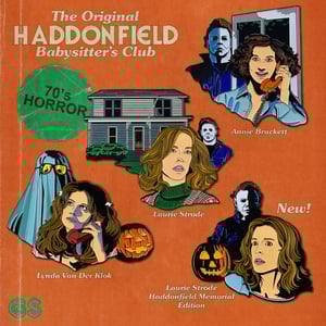 Image of Haddonfield Babysitter's Club: Laurie Strode Haddonfield Memorial Enamel Pin