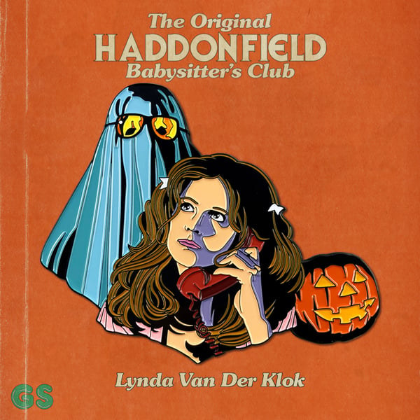 Image of Haddonfield Babysitter's Club: Lynda Van Der Klok Enamel Pin