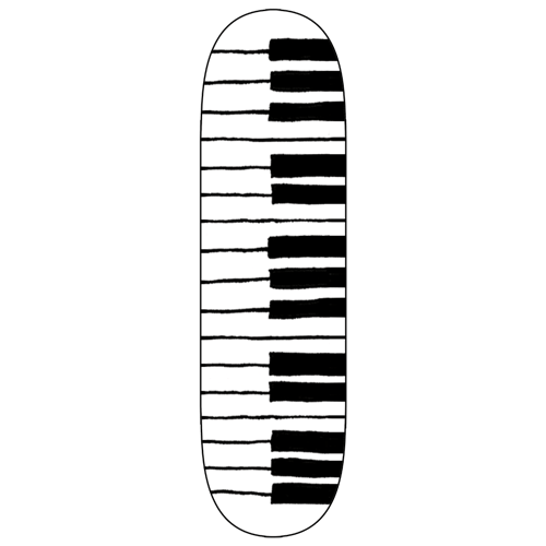 Image of PIANO SKATE DECK