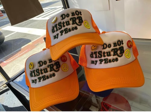 Image of Orange Do Not Disturb Trucker