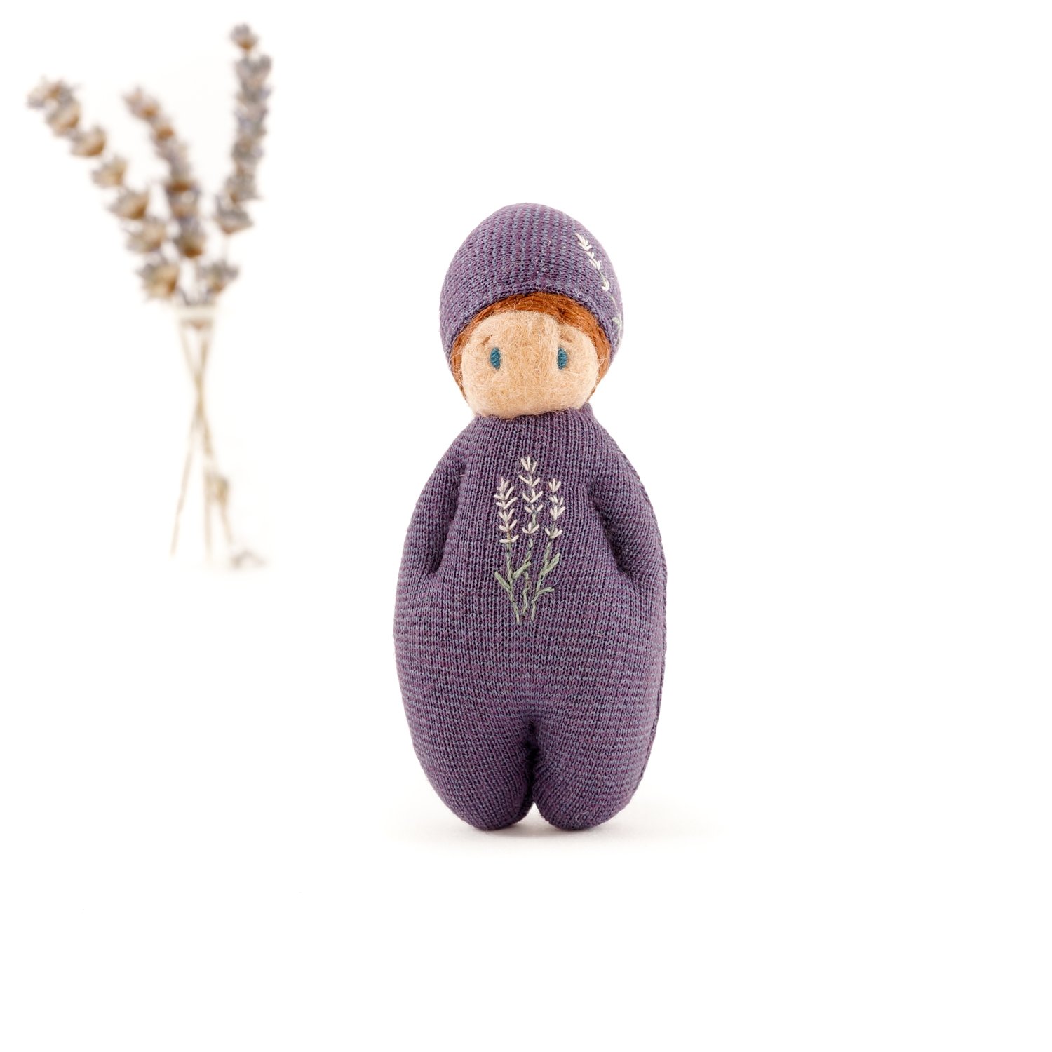 Image of DORIMU GNOME Brooch - Lavender