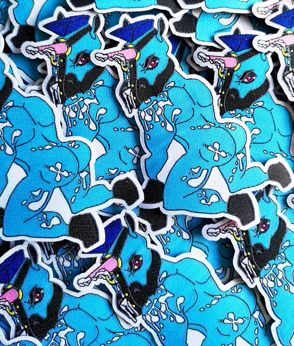 My Lil Degenerates: "DRIP"- 100mm / 4" Woven Iron-on Patch
