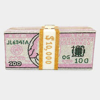 Image 3 of 10 K Rhinestone Money Clutch, Money Clutch for Women