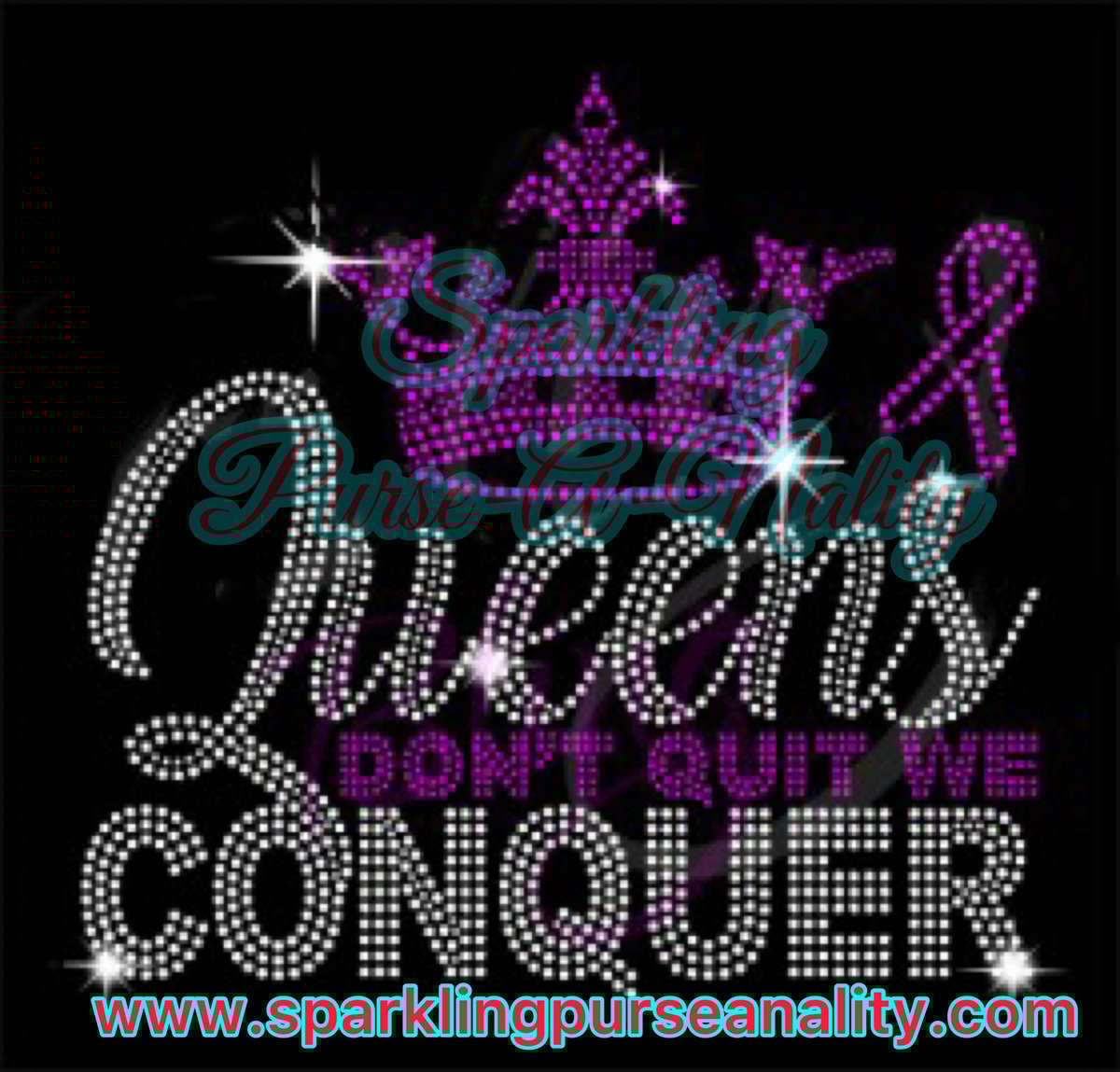 Image of "Sparkling" Queens Don't Quit Breast Cancer Awareness