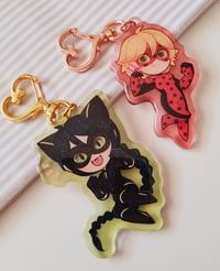 Image 2 of Kittynette and Adribug charms/Stickers