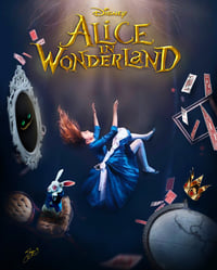 Alice in Wonderland book poster 