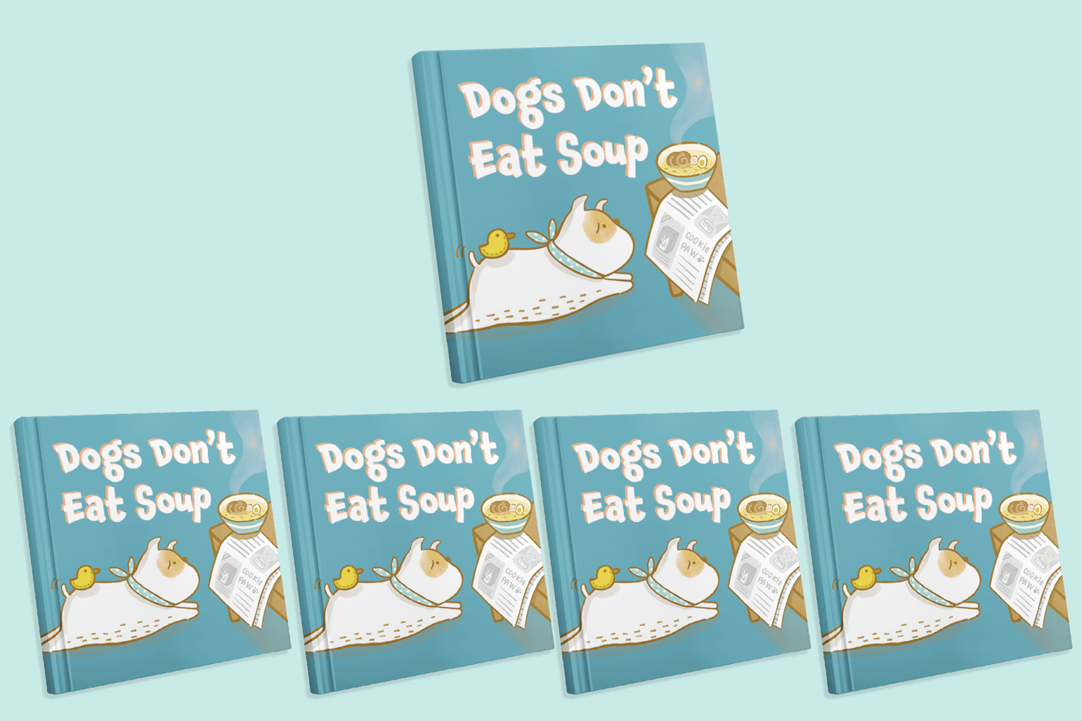 Image of Five Hardcover Books