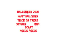 Halloween 2023 Words Pack