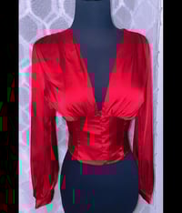 Ruby satin top 