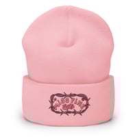 Image 1 of Pink Miss Fine Cuffed Beanie