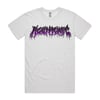 Realthentic Purple Logo Splatter T-Shirt 