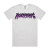 Realthentic Purple Logo Splatter T-Shirt 