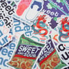Sweet and Sour Vinyl Stickers