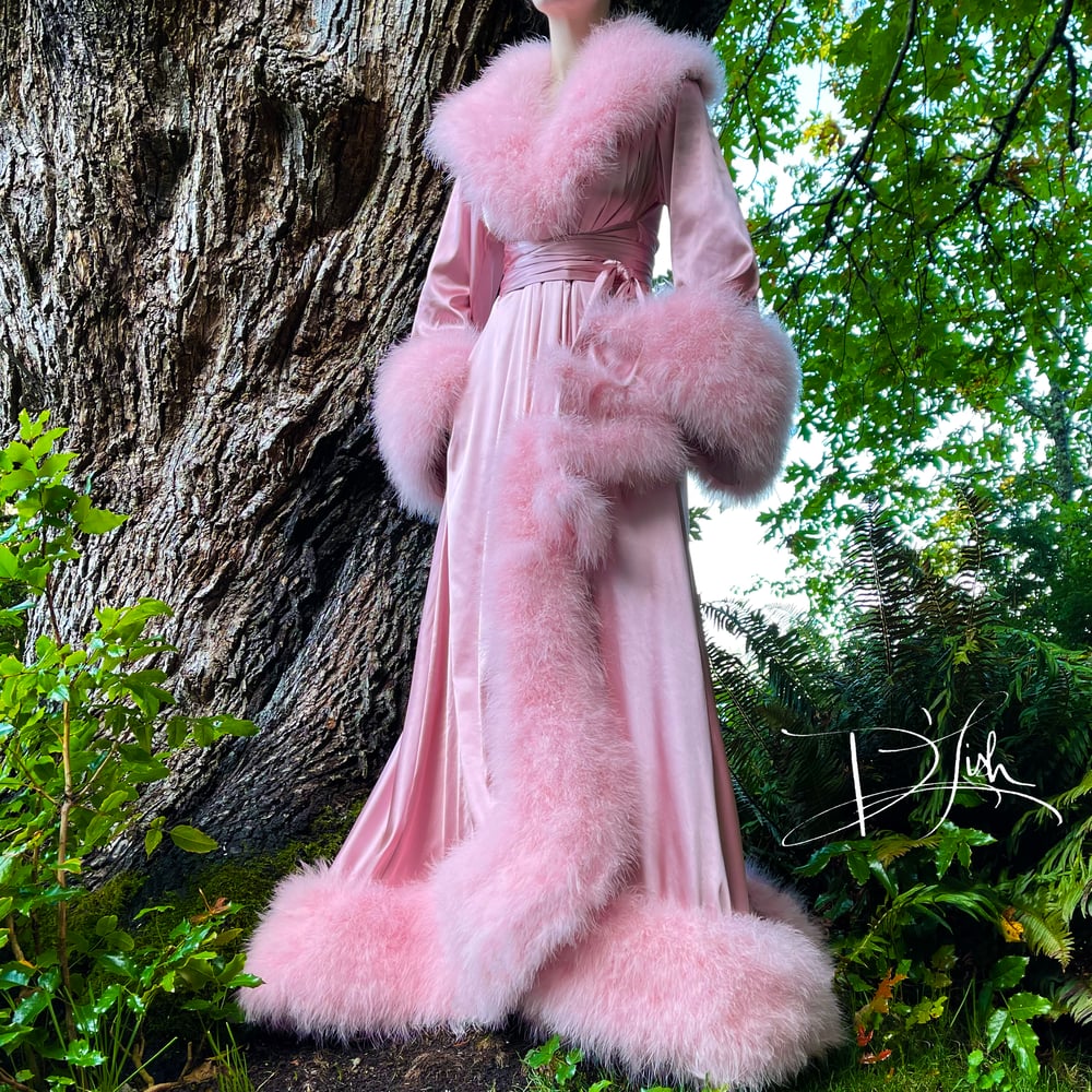 Image of Blush "Dominique" Dressing Gown