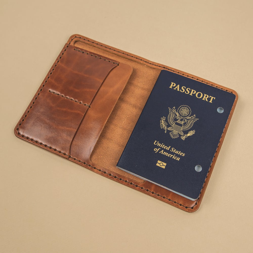 Image of PVD Passport Wallet (Buck Brown)