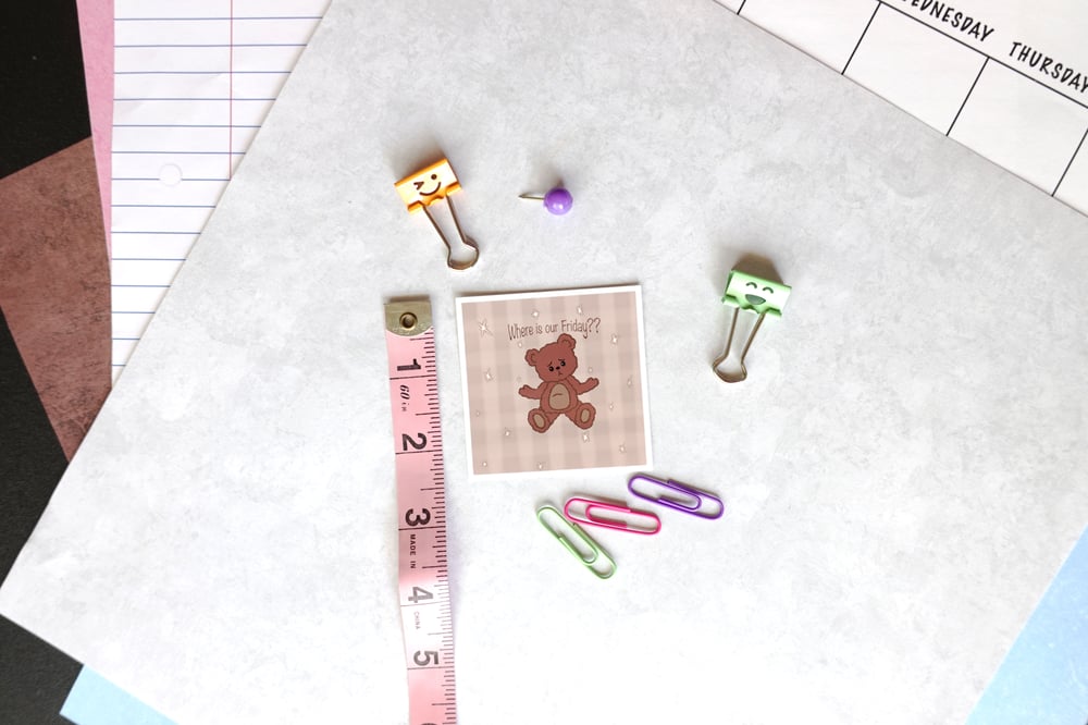 Image of Cubby - Where is our Friday?