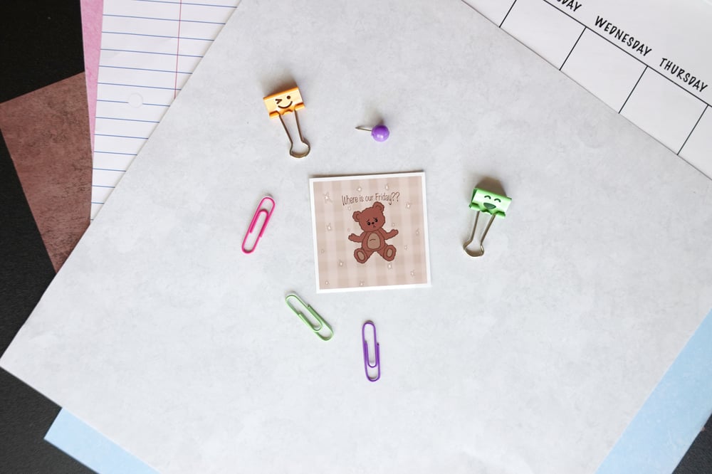 Image of Cubby - Where is our Friday?