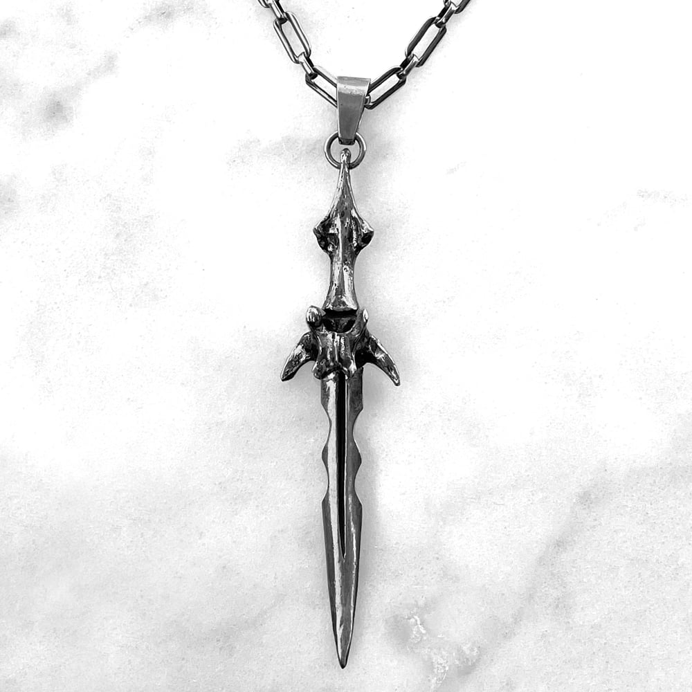 Image of Ossuary Dagger Necklace