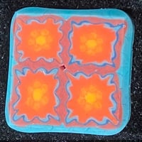 12mm x 12mm 1.2g pulled 4 flower design