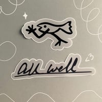 All Well - Fishjames Stickers