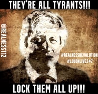 Image 2 of They're All Tyrants!!! Lock Them All Up!!! #RealnessRevolution